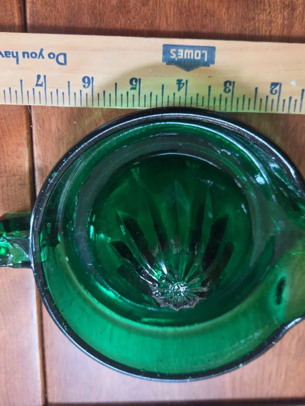 Vintage emerald green